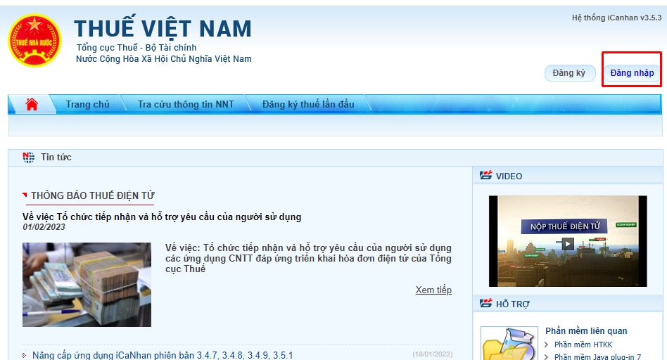 Quy trình kê khai thuế hộ kinh doanh &#8211; cá nhân kinh doanh 2025