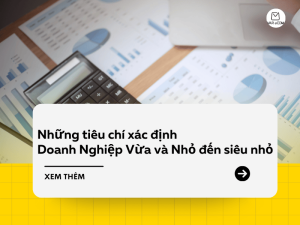 Những tiêu chí xác định Doanh Nghiệp Vừa và Nhỏ đến siêu nhỏ