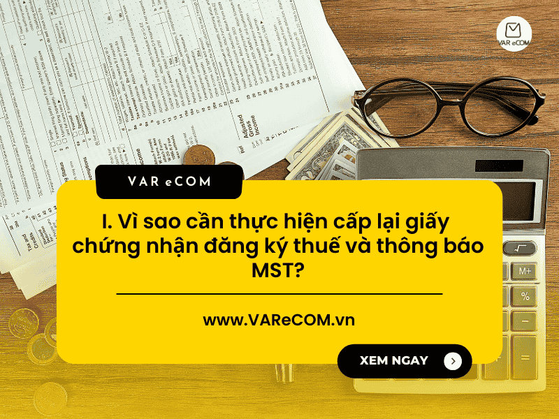 Cấp Lại Giấy Chứng Nhận Đăng Ký Thuế, Thông Báo Mã Số Thuế