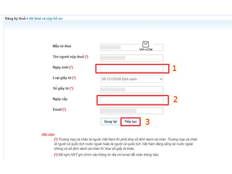 Đăng ký thuế online cho hộ gia đình, cá nhân kinh doanh chi tiết