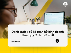 Danh sách 7 sổ kế toán hộ kinh doanh theo quy định mới nhất