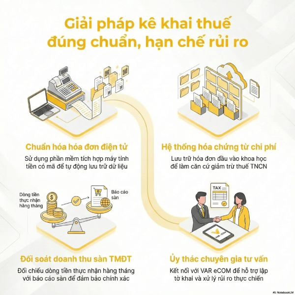 Kê khai thuế hộ kinh doanh: Cách thực hiện chi tiết từng bước