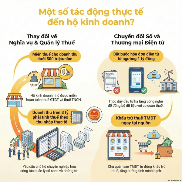 Nghị định 68 về kê khai thuế hộ kinh doanh 2026: Những thay đổi quan trọng bạn cần biết
