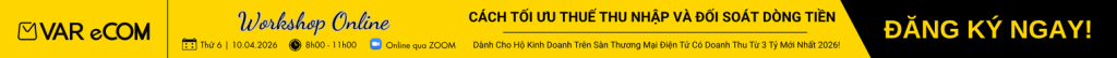 WORKSHOP ONLINE CÁCH TỐI ƯU THUẾ THU NHẬP VÀ ĐỐI SOÁT DÒNG TIỀN