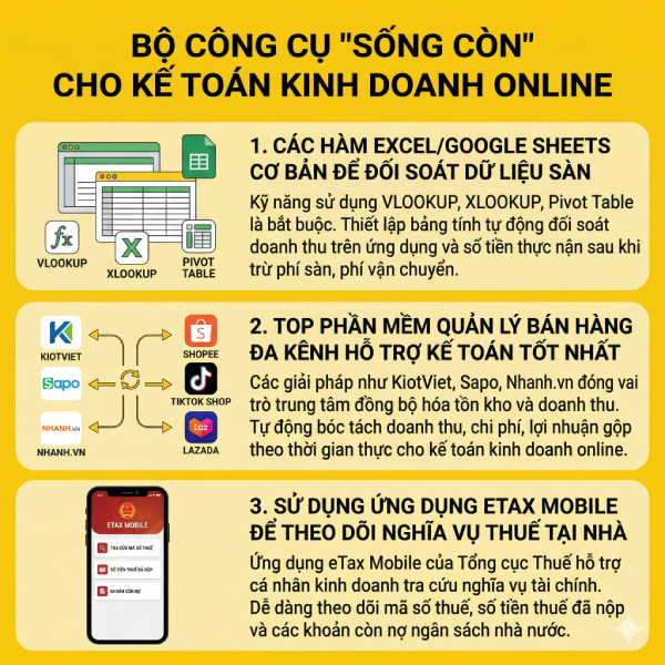 Kế toán kinh doanh online cần làm gì? Hướng dẫn chi tiết cho người mới