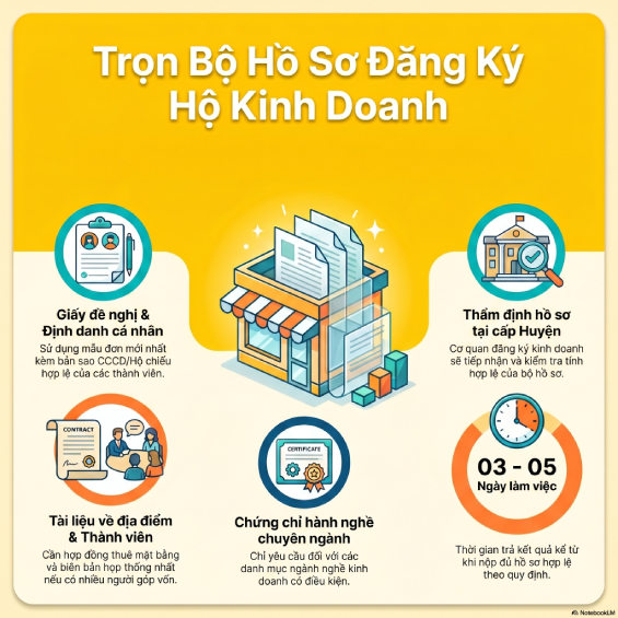 Điều kiện thành lập hộ kinh doanh mới nhất 2026