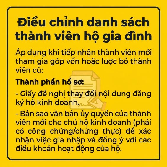 Hướng dẫn thay đổi nội dung đăng ký hộ kinh doanh mới nhất 2026