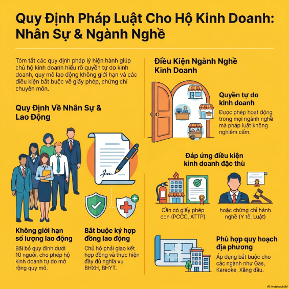 Điều kiện thành lập hộ kinh doanh mới nhất 2026