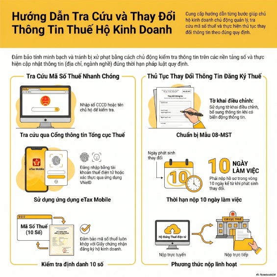 Hồ sơ cần chuẩn bị khi đăng ký thuế cho hộ kinh doanh lần đầu [Cập nhật 2026]