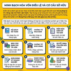 xử lý hàng tồn kho khi chuyển hộ kinh doanh sang doanh nghiệp