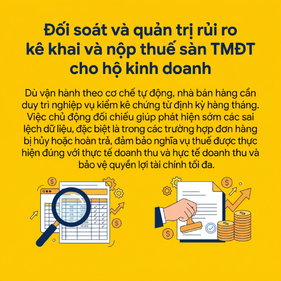 Cách kê khai và nộp thuế sàn TMĐT cho hộ kinh doanh mới nhất 2026