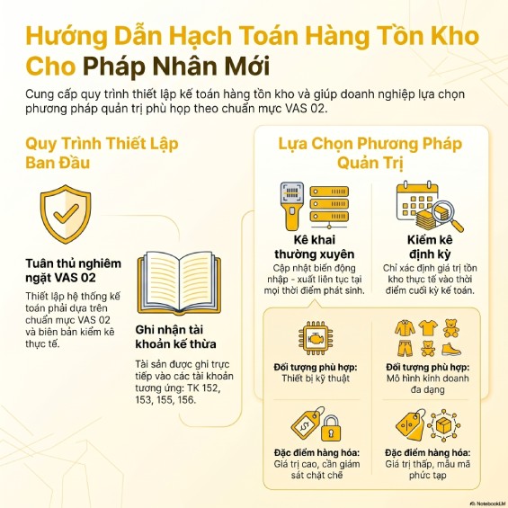 Chuyển hàng tồn kho sang doanh nghiệp: Cách hạch toán & kê khai thuế