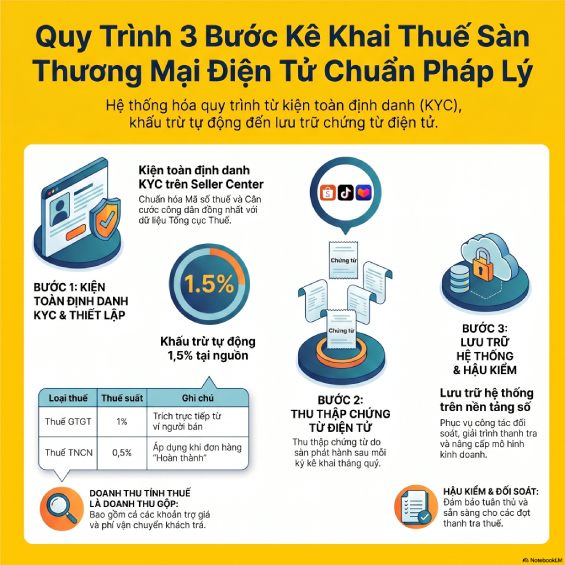 Hướng Dẫn Kê Khai Thuế Sàn Thương Mại Điện Tử Chi Tiết Từ A – Z