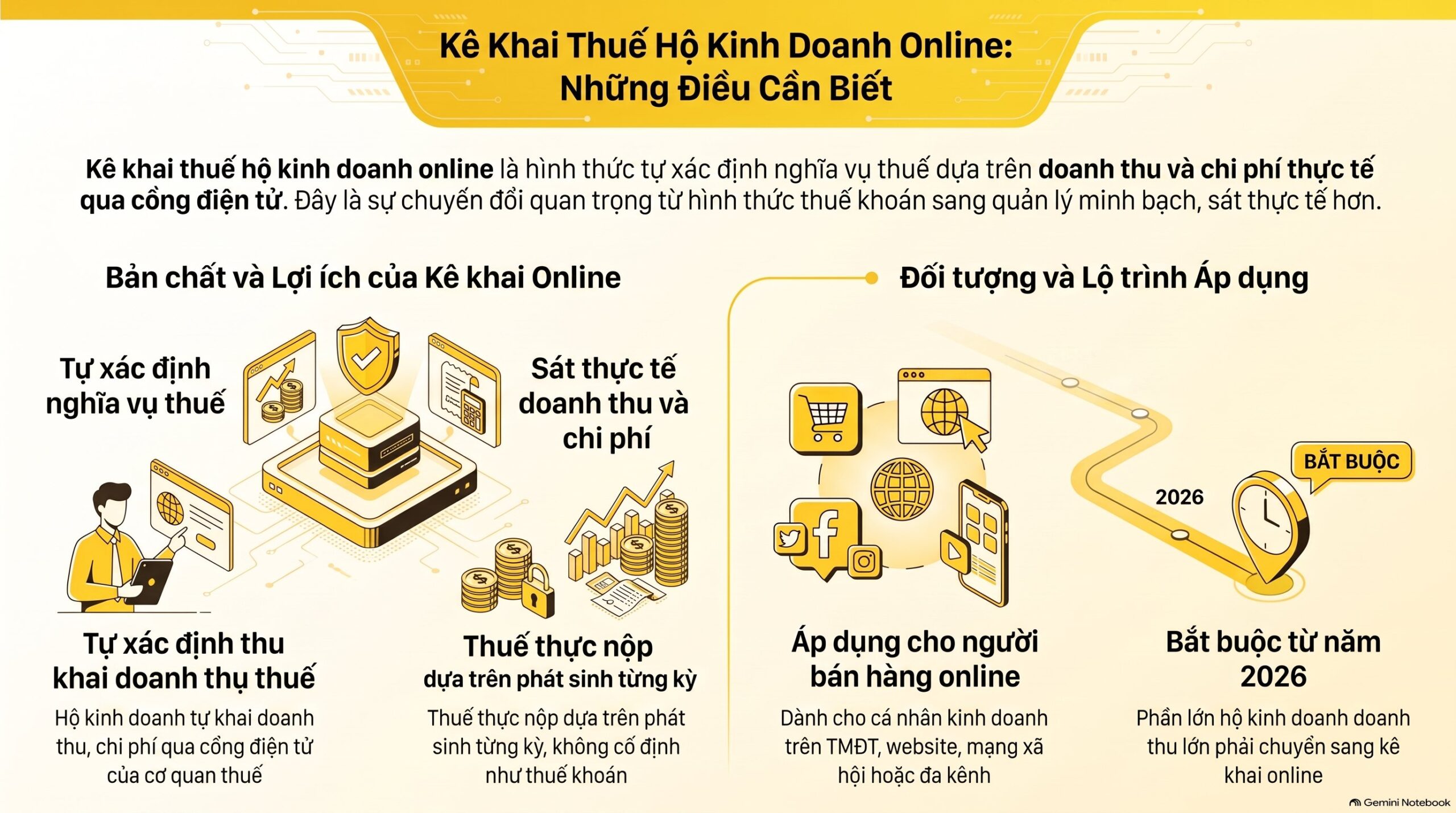 Kê Khai Thuế Hộ Kinh Doanh Online 2026: Hướng Dẫn 5 Bước Mới Nhất