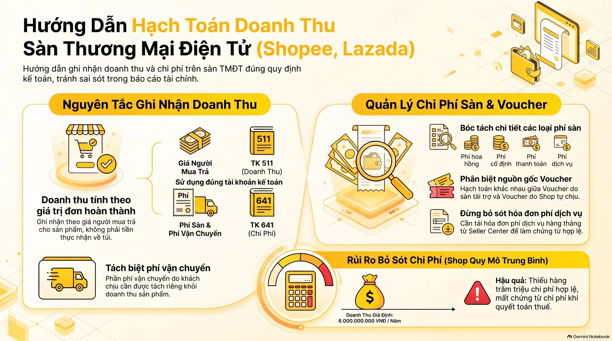 Kế toán sàn thương mại điện tử khác gì kế toán thông thường?
