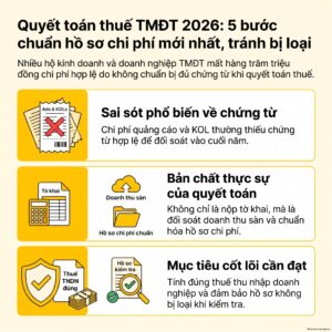 Kê khai thuế hộ kinh doanh online 2026 hướng dẫn 5 bước chuẩn