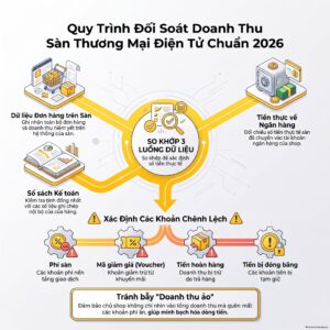 cách đối soát doanh thu sàn thương mại điện tử