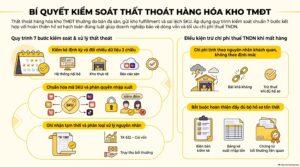 Cách kiểm soát thất thoát hàng hóa kho TMĐT hiệu quả 2026