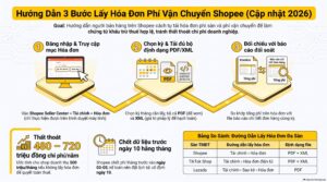 Cách lấy hóa đơn phí vận chuyển trên Shopee trong Seller Center