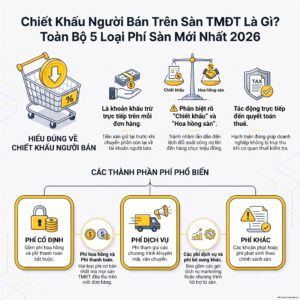 Chiết khấu người bán trên sàn là gì - đối soát chiết khấu và phí sàn thương mại điện tử