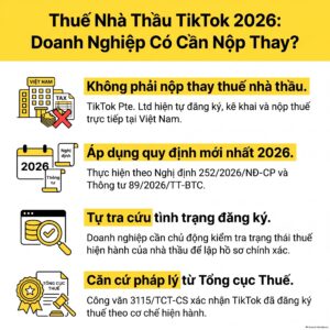 Thuế nhà thầu tiktok theo Nghị định 252/2026/NĐ-CP và Thông tư 89/2026/TT-BTC