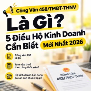 công văn 458 là gì - hướng dẫn tạm nộp thuế TNCN sàn TMĐT 2026