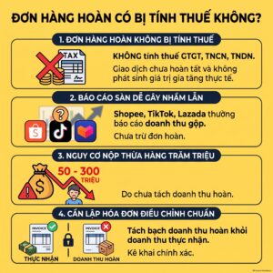 đơn hàng hoàn có bị tính thuế không