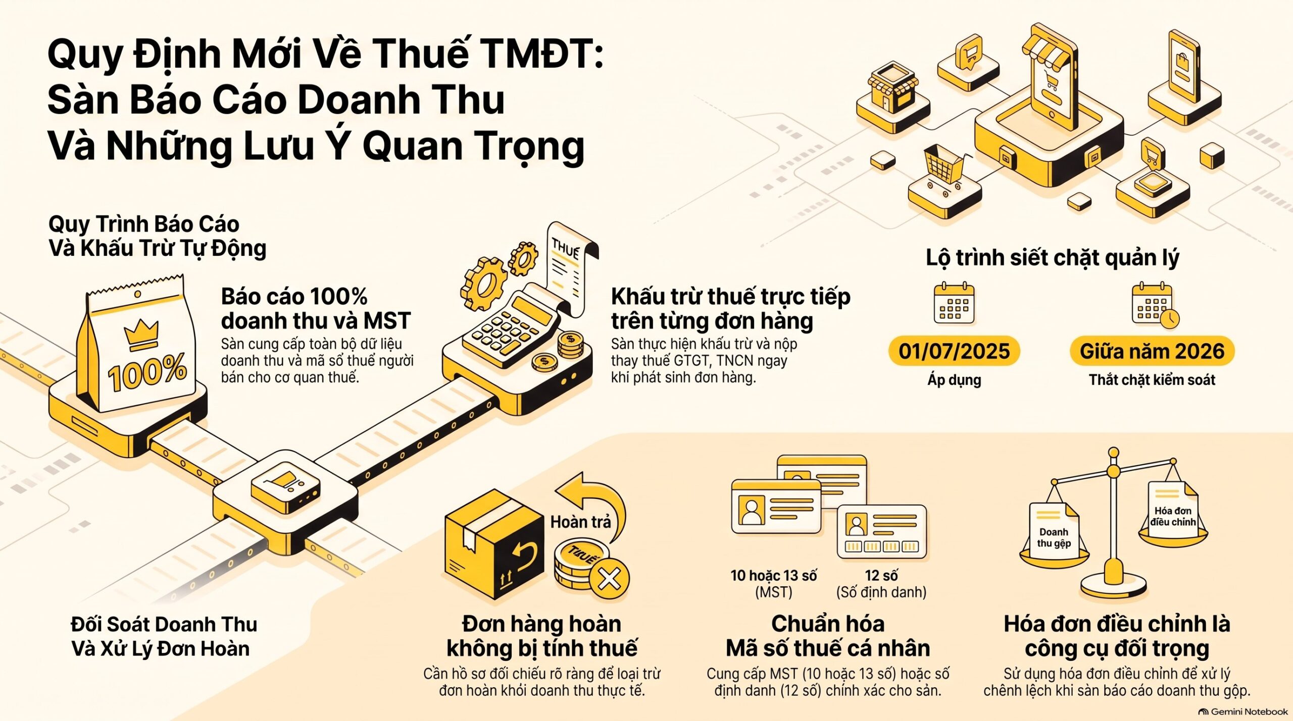Đơn Hàng Hoàn Có Bị Tính Thuế Không? Hướng Dẫn Xử Lý 4 Bước Mới Nhất 2026