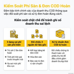 Ghi sổ doanh thu COD đúng chuẩn 2026 cho shop bán hàng thu tiền khi giao