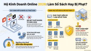 Hộ kinh doanh online có cần làm sổ sách kế toán không - giải đáp 2026
