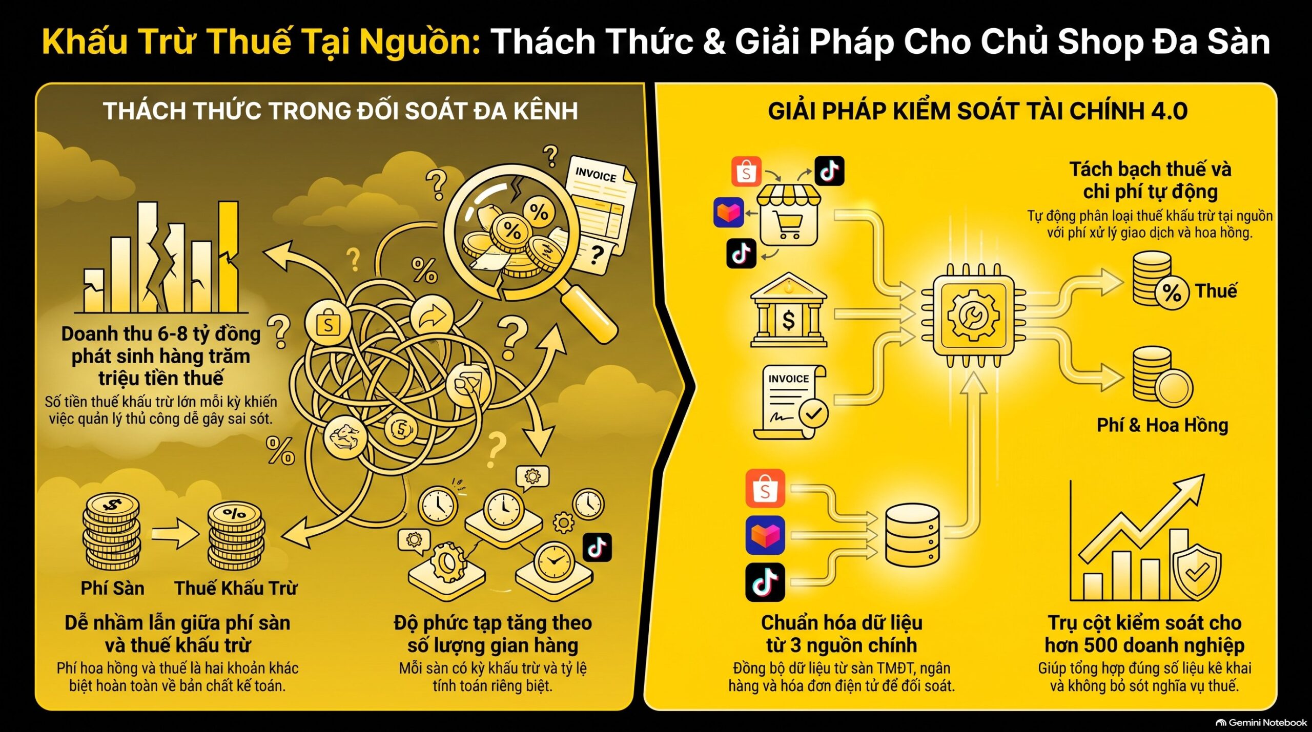 Mức khấu trừ thuế tncn sàn tmđt và khấu trừ thuế gtgt sàn tmđt là bao nhiêu? - khấu trừ thuế tại nguồn sàn thương mại điện tử