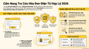 Tra cứu hóa đơn điện tử hợp lệ trên cổng Tổng cục Thuế 2026