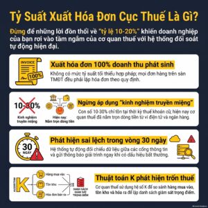 tỷ suất xuất hóa đơn cục thuế cho gian hàng thương mại điện tử