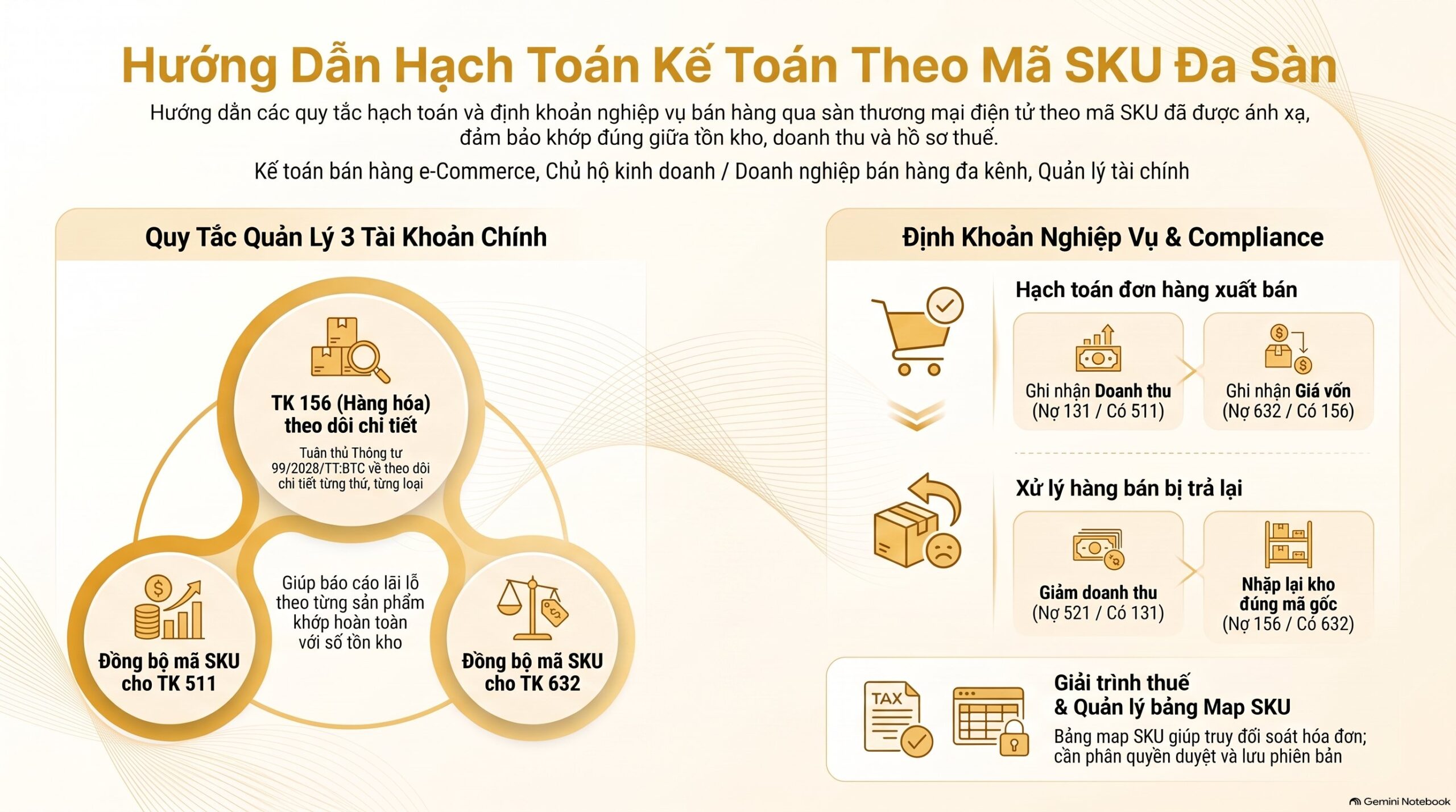 Map SKU đa sàn hạch toán thế nào? Hướng dẫn mới nhất 2026
