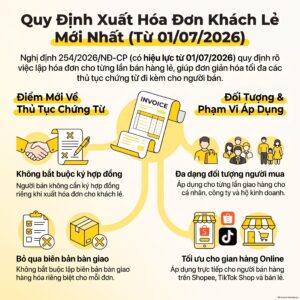 Hóa đơn khách lẻ có cần hợp đồng và biên bản bàn giao khi bán trên Shopee, TikTok Shop
