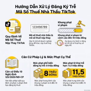 Mã số thuế nhà thầu đăng ký trễ bị phạt theo Điều 10 Nghị định 125/2020/NĐ-CP