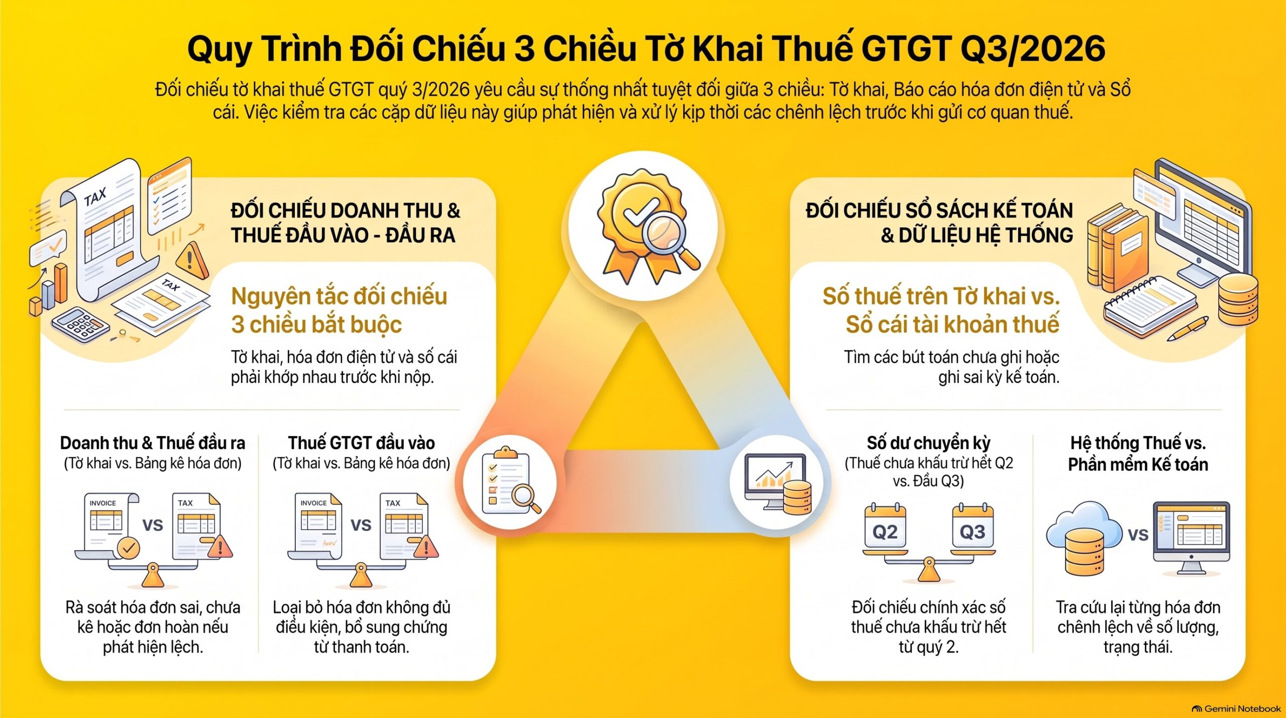 Tờ khai thuế GTGT quý 3 2026: checklist 10 bước kiểm tra mới nhất 2026