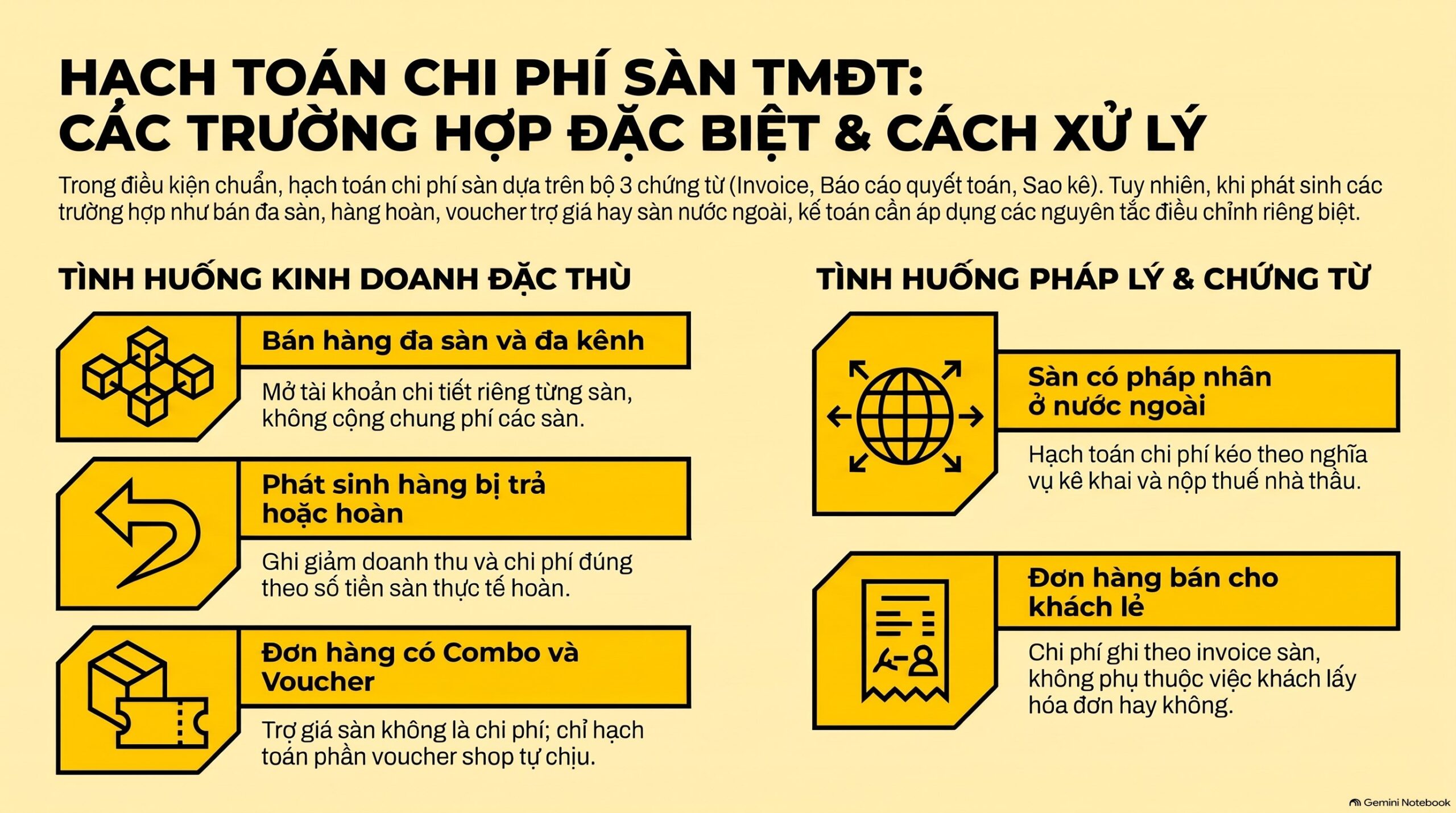 Hạch toán chi phí sàn ghi thế nào? Cách khớp invoice và quyết toán mới nhất 2026