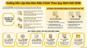Hóa đơn điều chỉnh là gì - ví dụ hóa đơn điện tử có dòng chữ Điều chỉnh cho hóa đơn