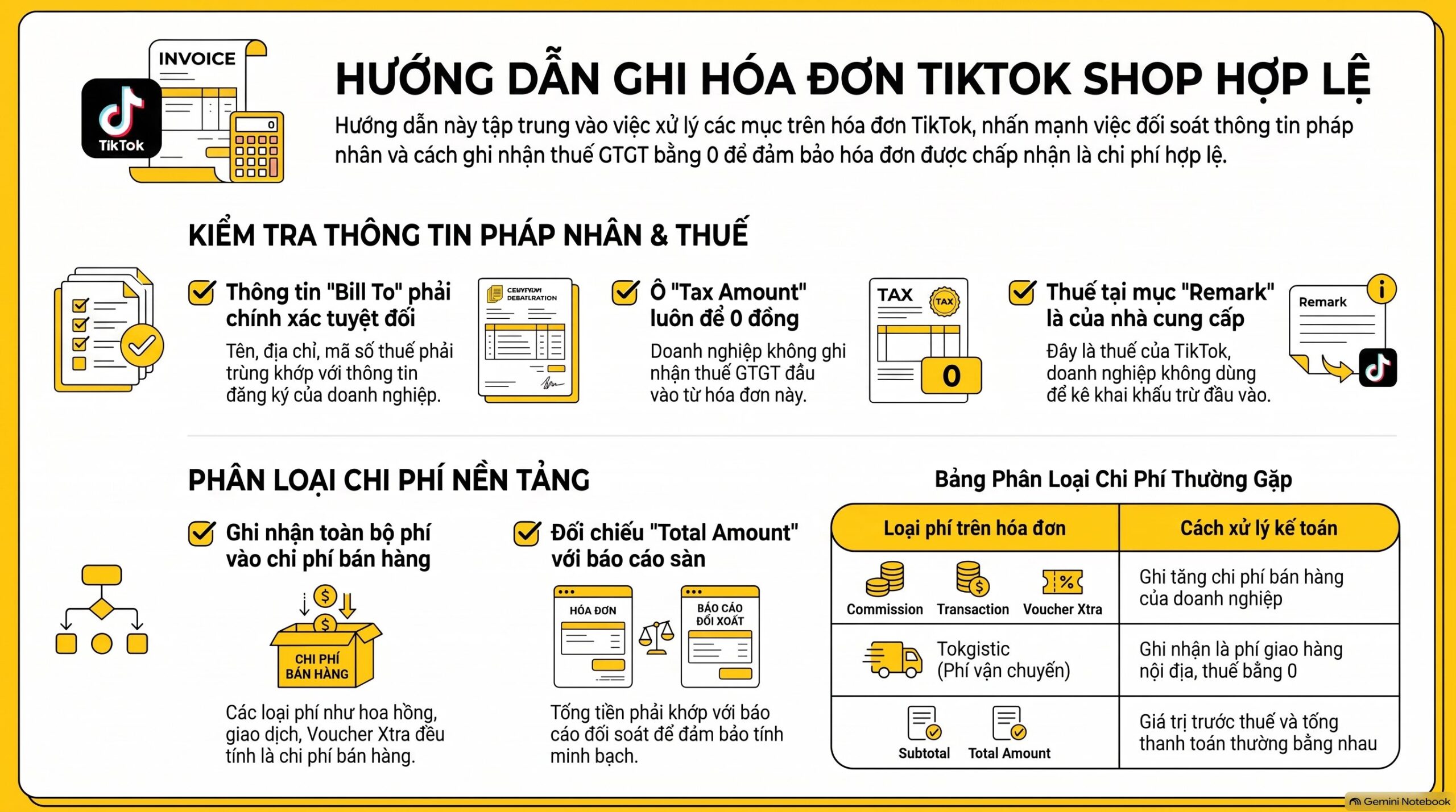 Hóa đơn TikTok có khấu trừ được thuế GTGT không?