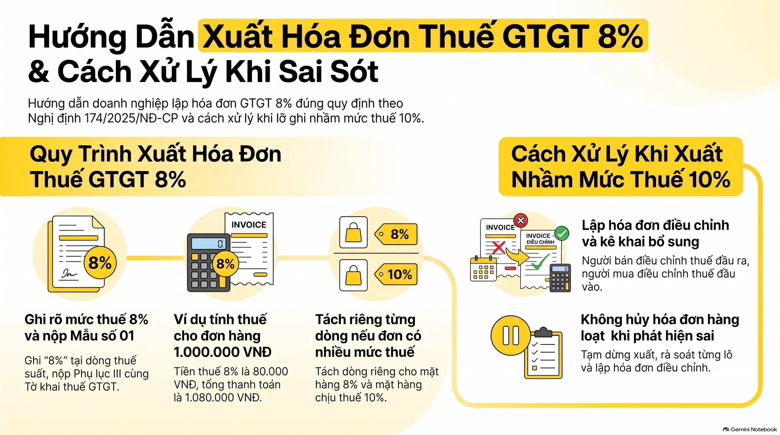 Danh sách mặt hàng được giảm thuế gtgt 8% và 6 nhóm loại trừ mới nhất 2026