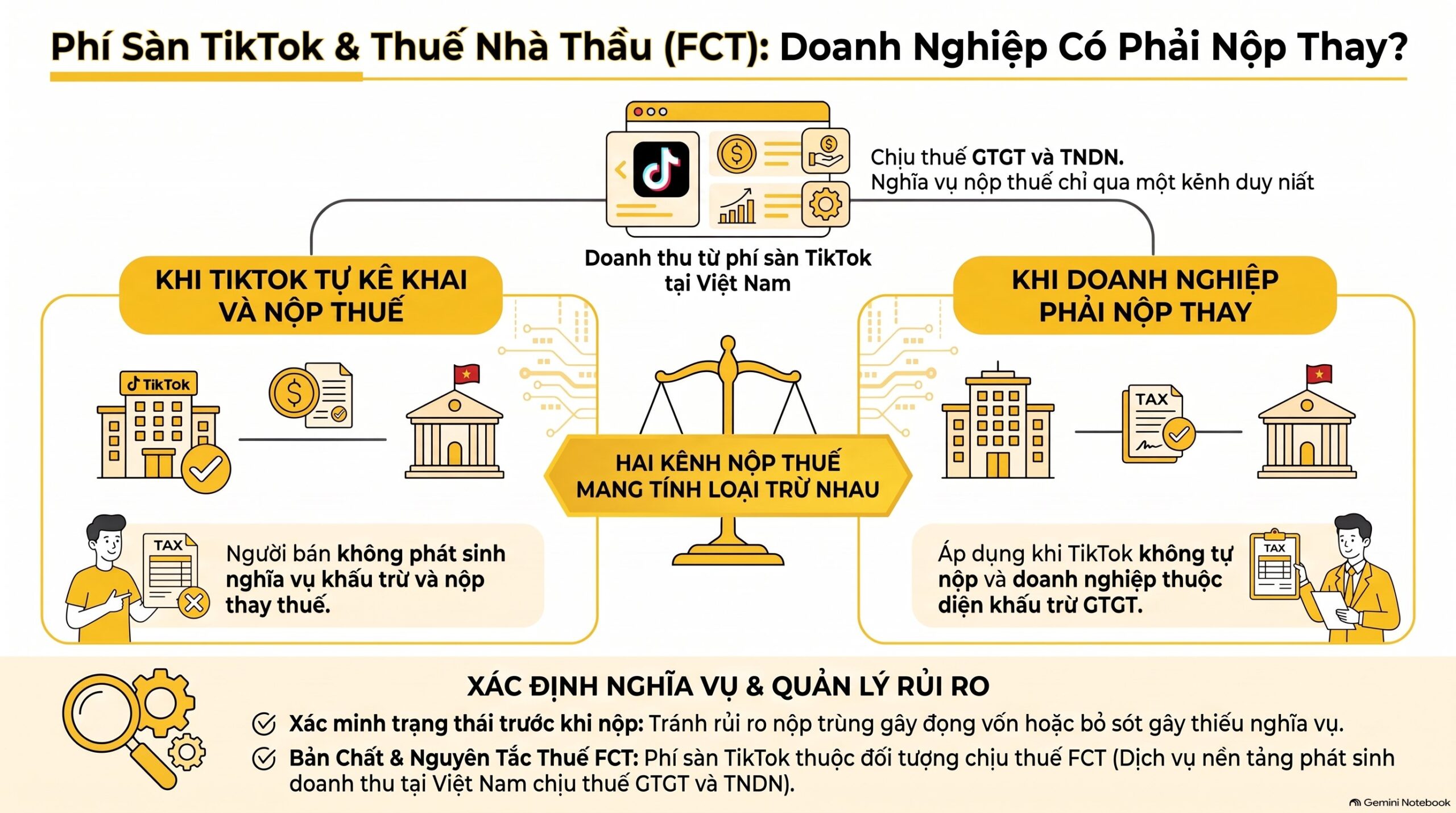 Phí sàn TikTok hạch toán thế nào và có phải nộp thuế nhà thầu? Mới nhất 2026