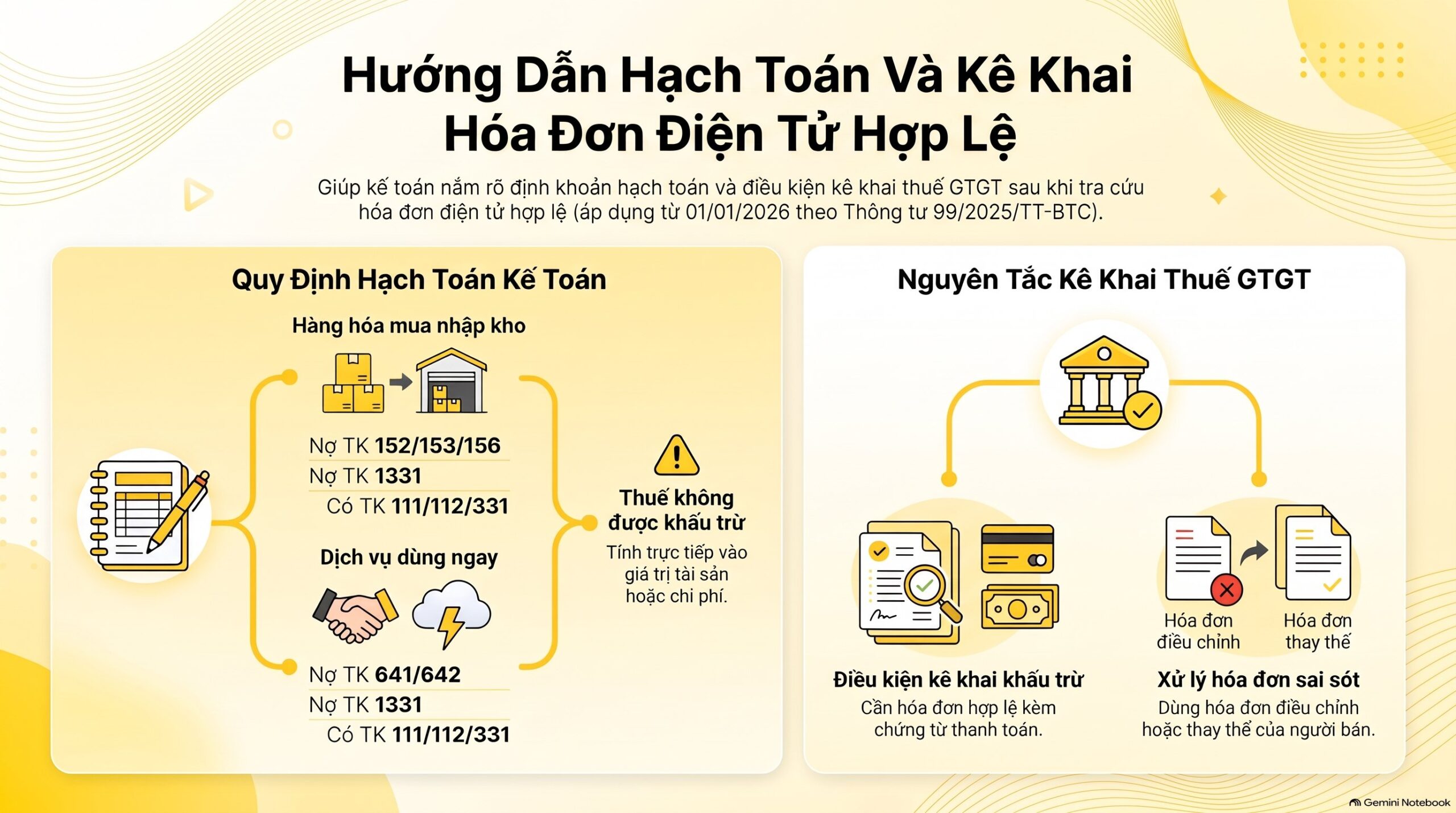 Tra cứu hóa đơn điện tử hợp lệ ghi thế nào, hạch toán thế nào mới nhất 2026