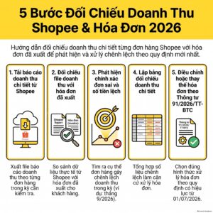 Xuất file doanh thu Shopee tháng 9 để đối chiếu hóa đơn đã xuất