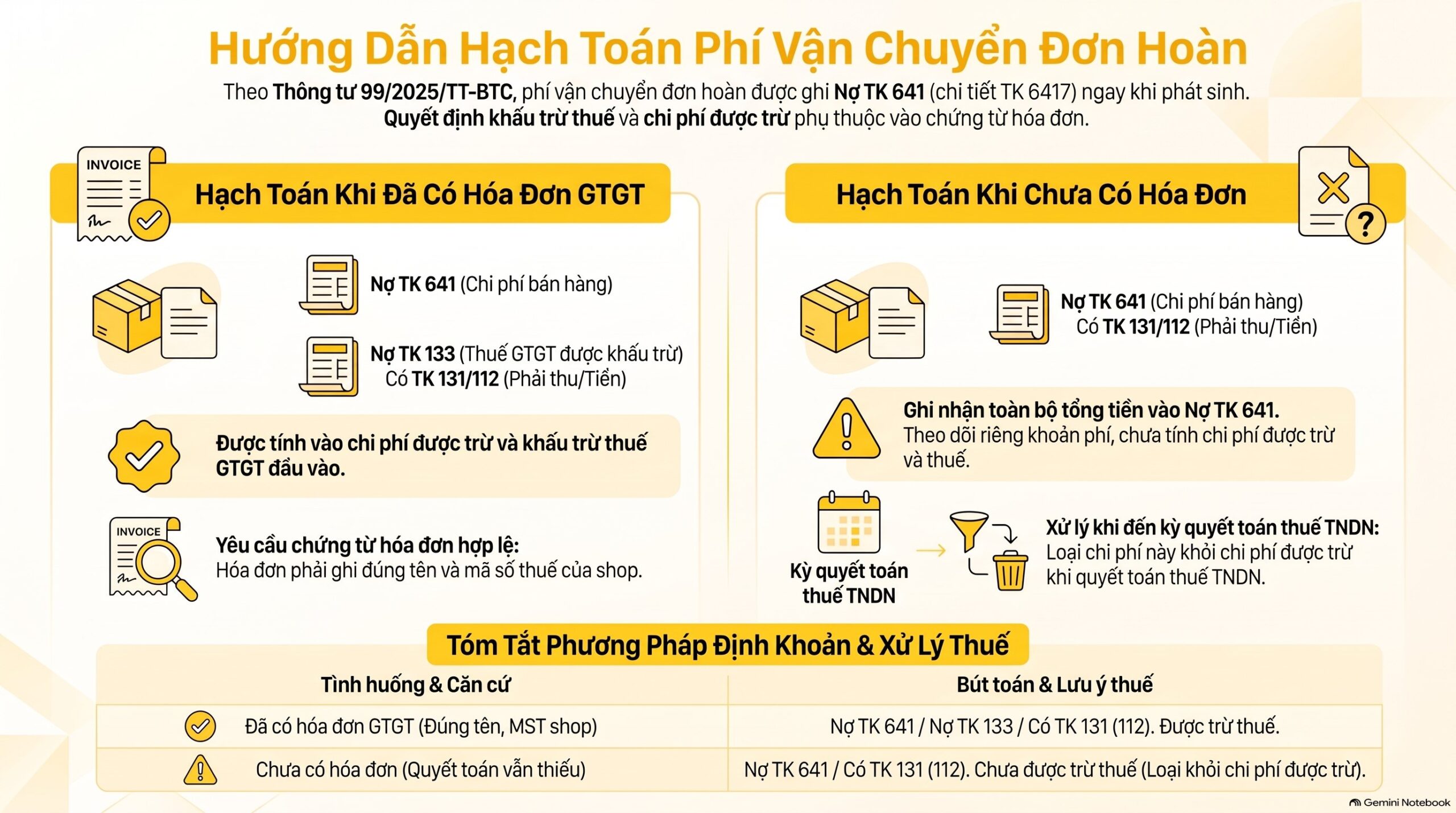 Phí vận chuyển đơn hoàn Shopee ghi thế nào và hạch toán thế nào mới nhất 2026
